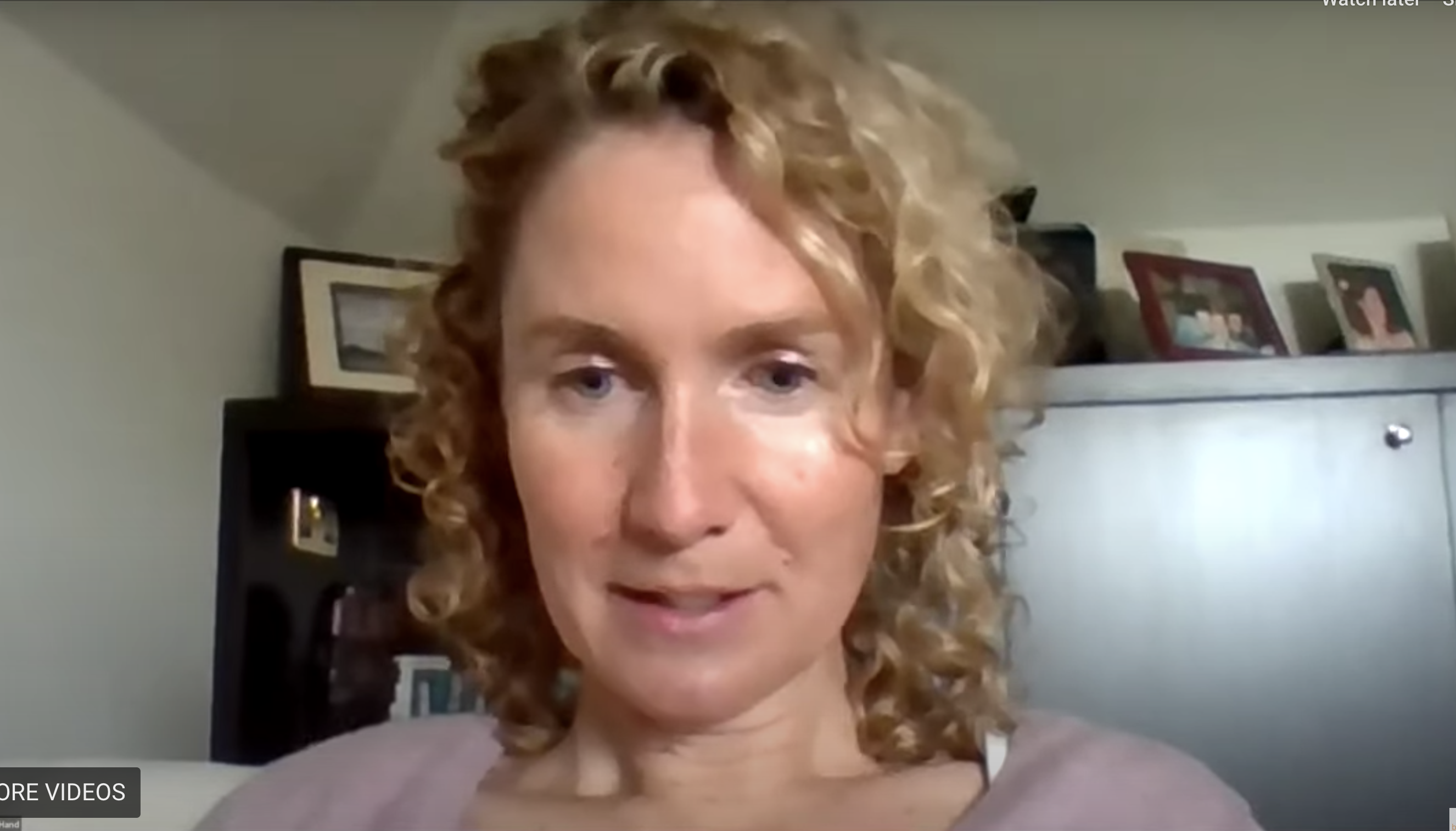 Screenshot from the webinar on lifestyles post COVID